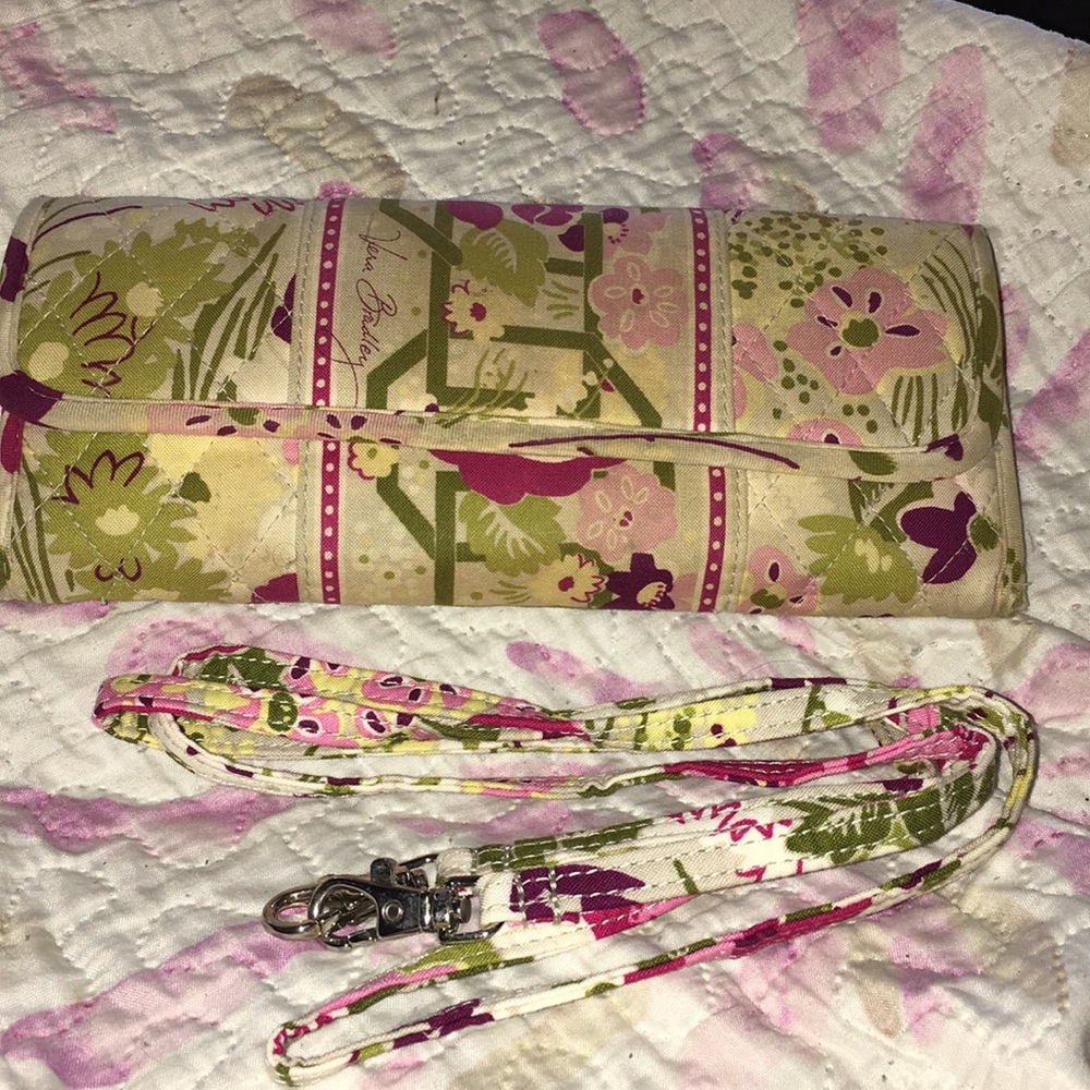 Vera Bradley wallet with strap